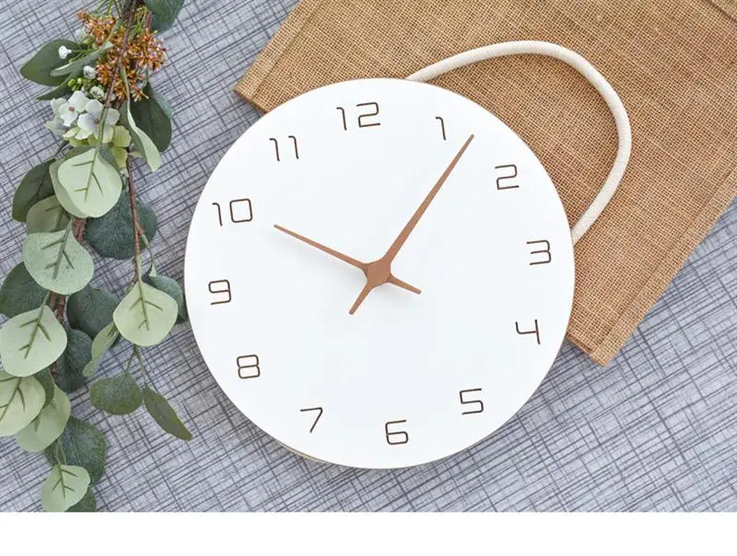 Collection of Elegant Wooden Wall Clock in a gallery layout