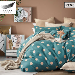 Collection of Hugo Reversible Quilt Cover Set in a gallery layout