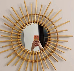 Collection of Boho Chic Wall Mirror in a gallery layout