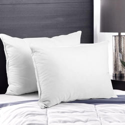 Collection of Luxe FeatherTouch Pillow Duo in a gallery layout