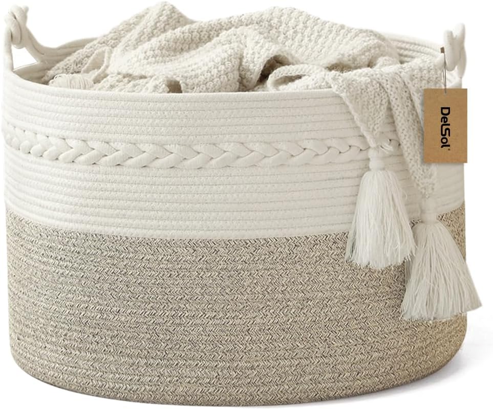 Desert Dune Wicker Basket