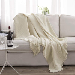 Collection of Rustic Breeze Muslin Throw in a gallery layout