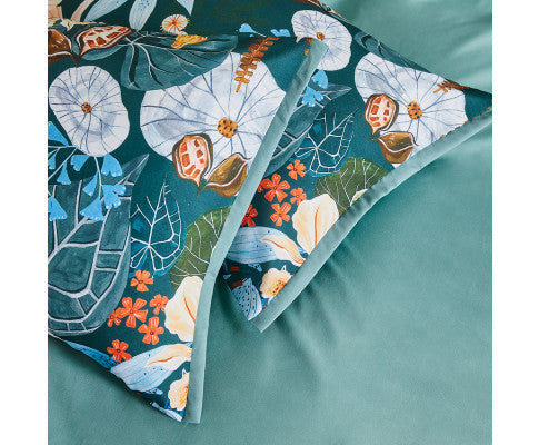 Collection of Botanical Bella Quilt Cover Set in a gallery layout