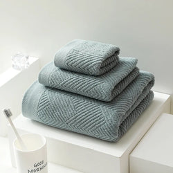 Collection of Luxury Cotton Towel Set in a gallery layout