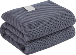 Collection of CozyWeave Waffle Blanket in a gallery layout