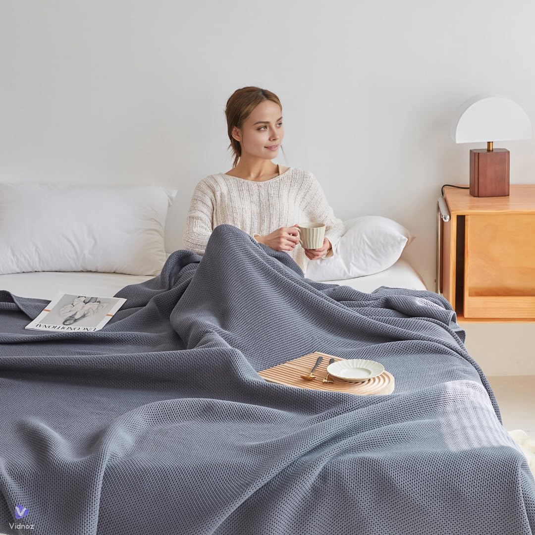 CozyWeave Waffle Blanket