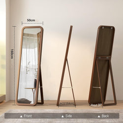 Collection of Oaklyn Walnut Mirror in a gallery layout