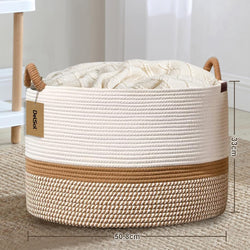 Collection of Desert Dune Wicker Basket in a gallery layout