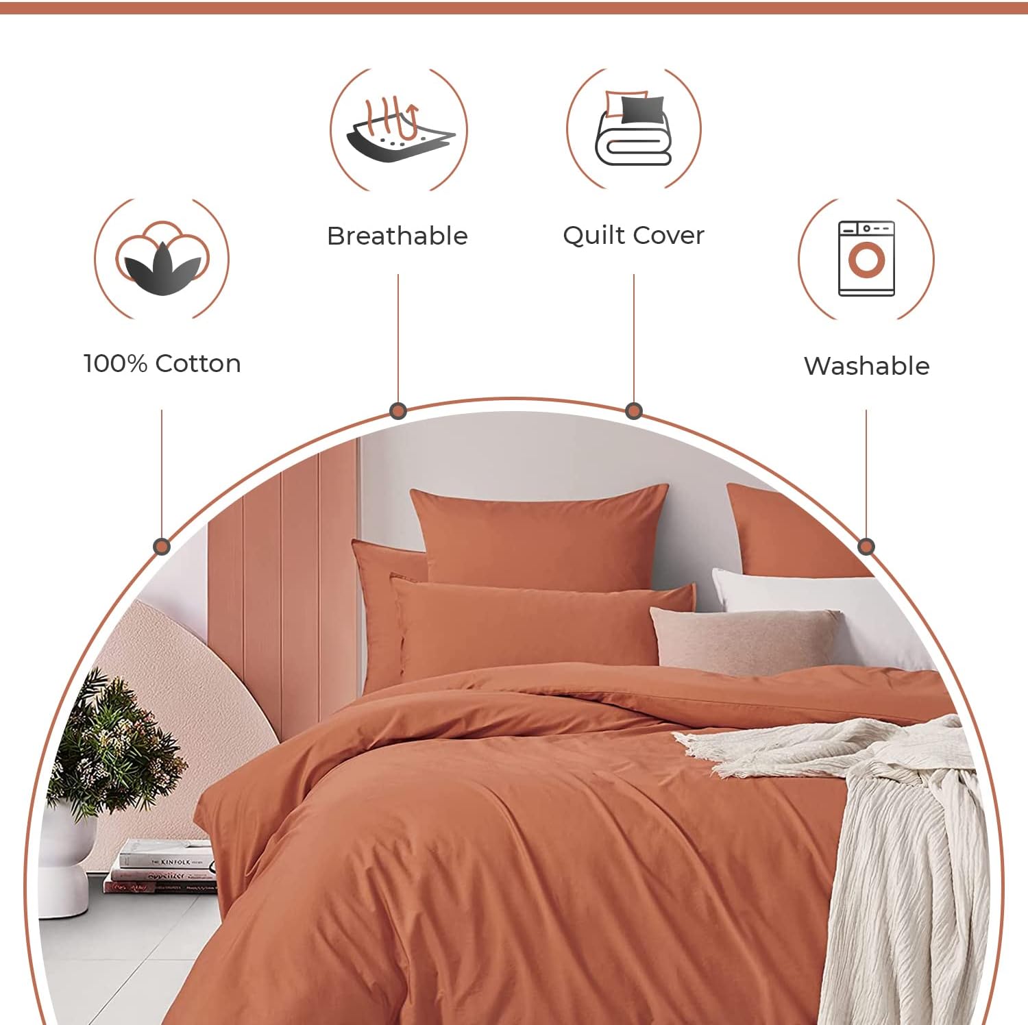 Vintage Washed Bed Quilt Cover Set