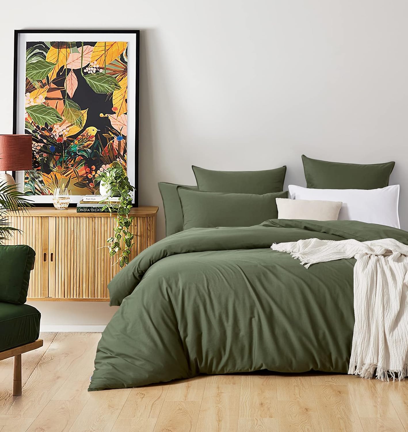 Vintage Washed Bed Quilt Cover Set