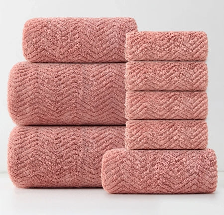 Collection of 8Pcs Towel Set in a gallery layout