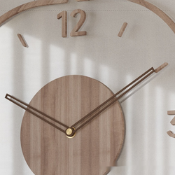 Collection of Modern Wooden Wall Clock in a gallery layout