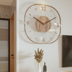 Collection of Modern Wooden Wall Clock in a gallery layout