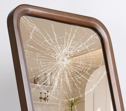 Collection of Oaklyn Walnut Mirror in a gallery layout