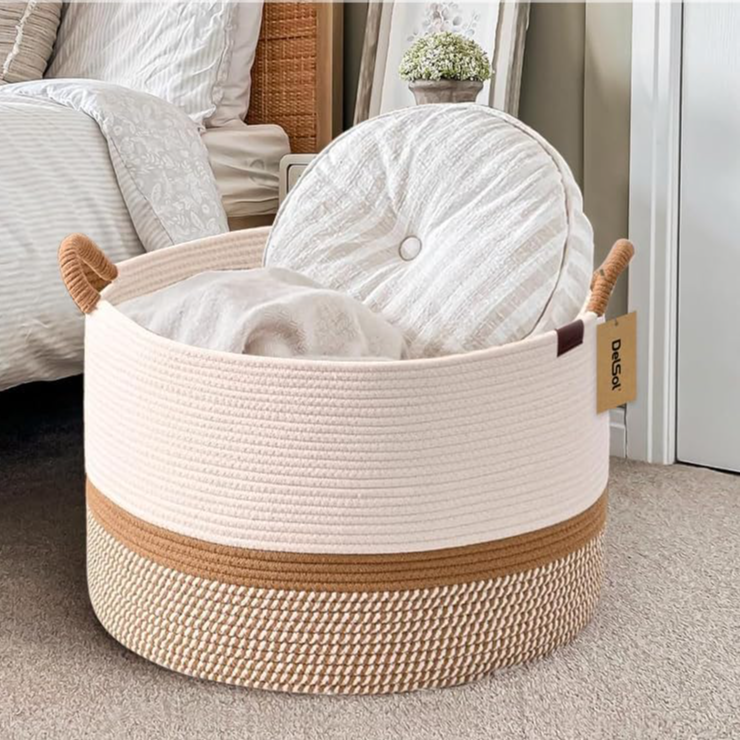 Desert Dune Wicker Basket