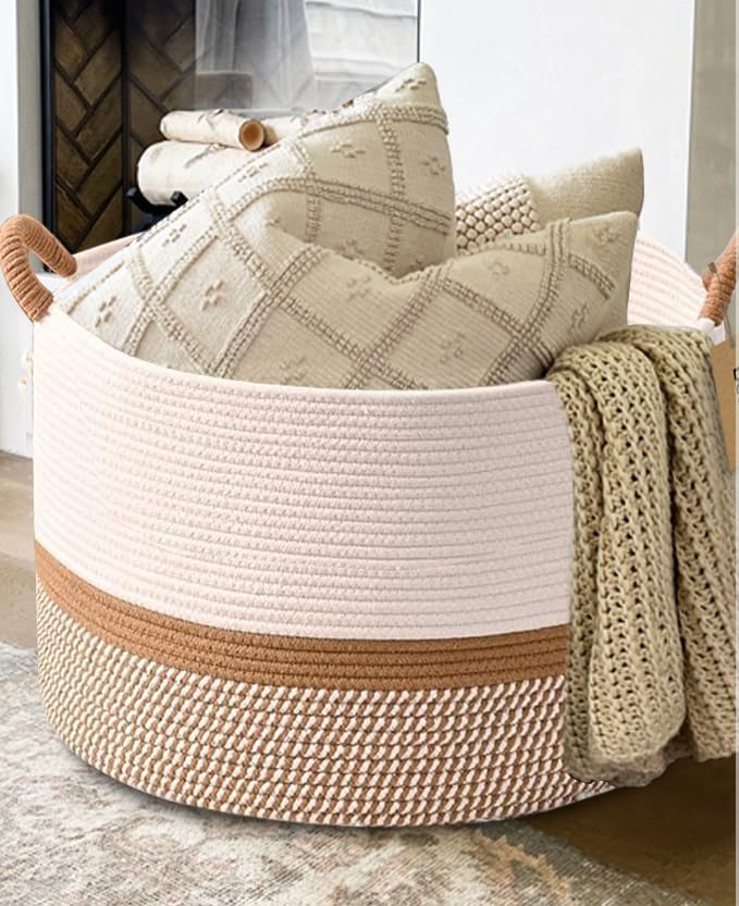 Desert Dune Wicker Basket