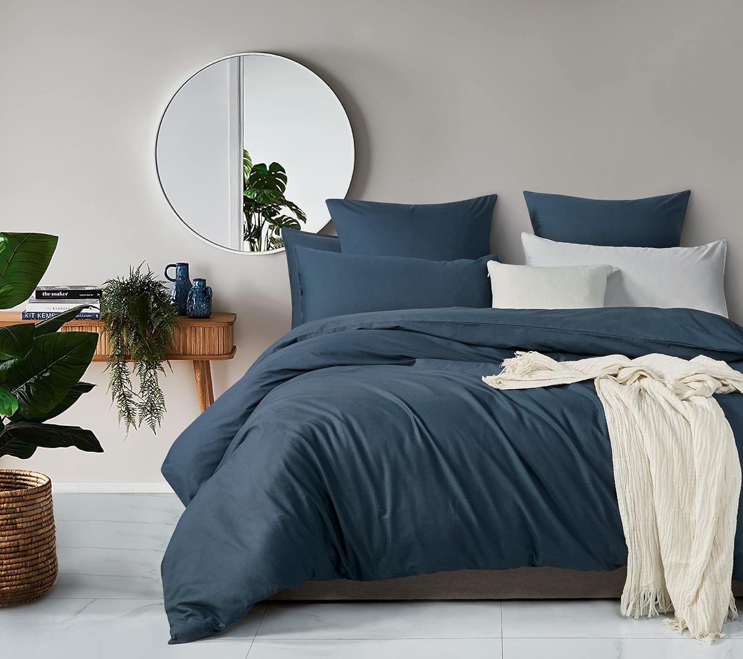 Vintage Washed Bed Quilt Cover Set