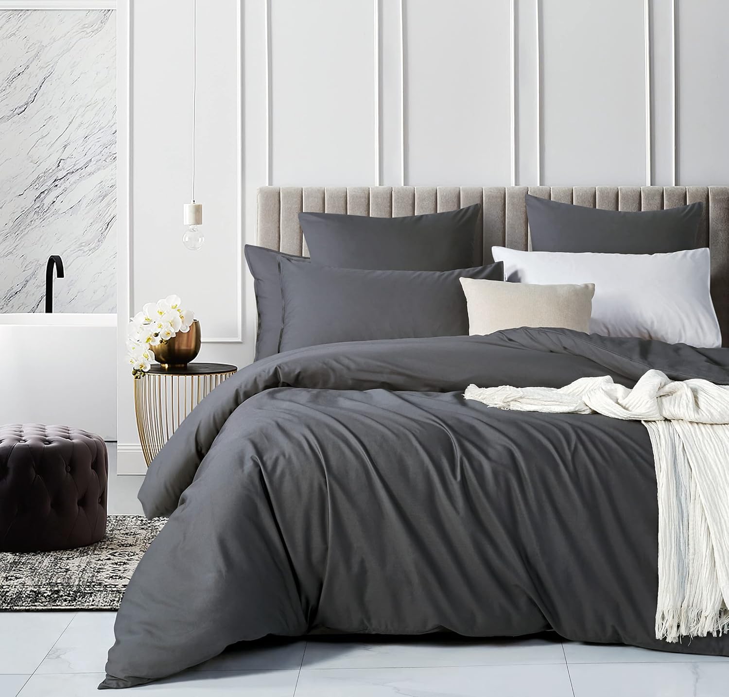 Vintage Washed Bed Quilt Cover Set