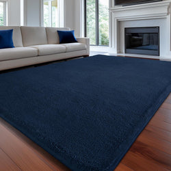 Collection of LuxeSoft Shaggy Rug  in a gallery layout