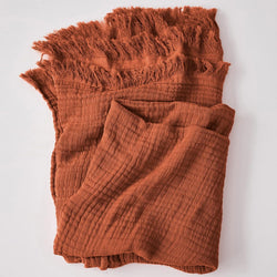 Collection of Rustic Breeze Muslin Throw in a gallery layout