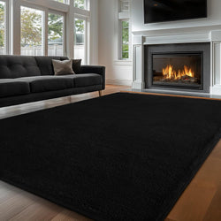 Collection of LuxeSoft Shaggy Rug  in a gallery layout