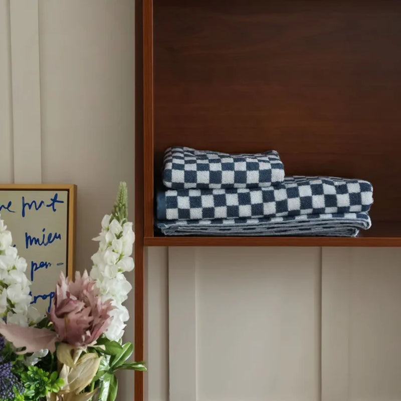 Collection of Luxurious Striped Cotton Bath Towel in a gallery layout