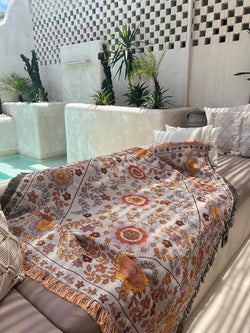 Collection of WanderWeave Floral Blanket in a gallery layout