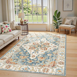 Collection of Vintage Boho Area Rug in a gallery layout