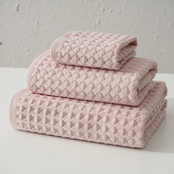 Collection of Waffle Towels Set in a gallery layout