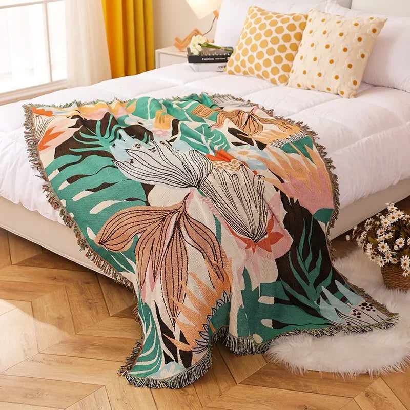 Boho Chic Sofa Blanket