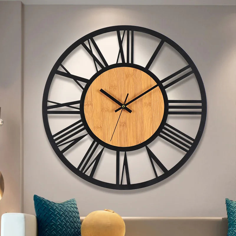 Collection of Metal Wall Clock in a gallery layout