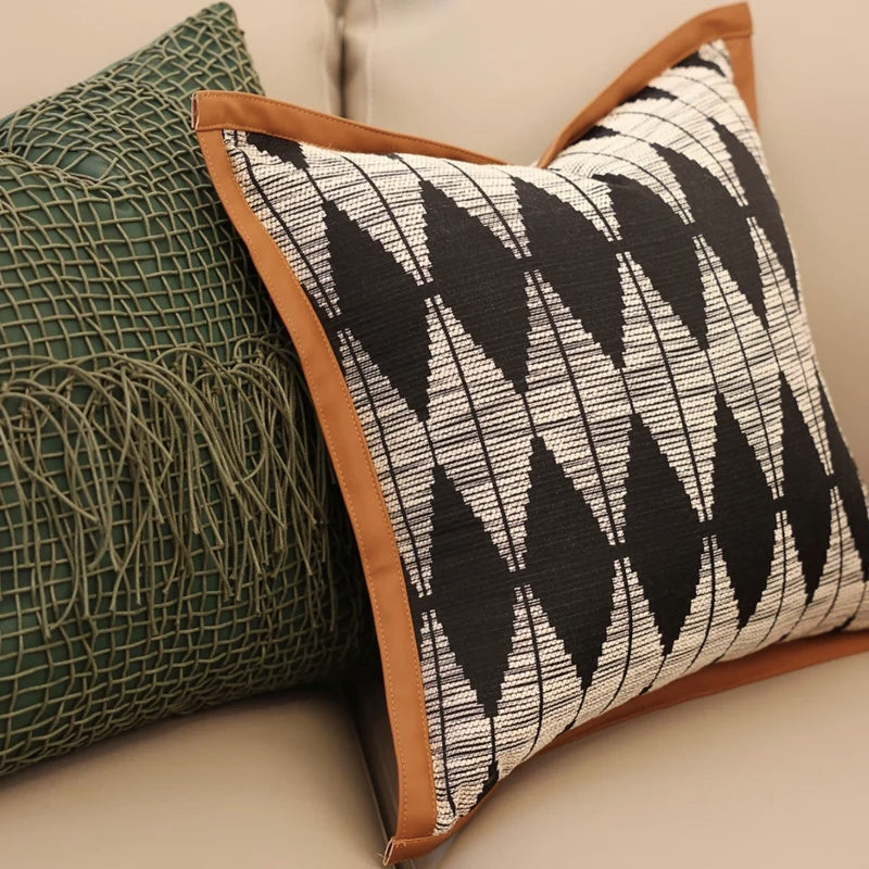 Collection of Lux Geometric Cushion in a gallery layout