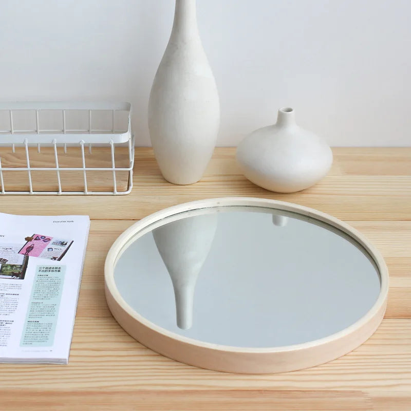 Collection of Nordic Round Mirror in a gallery layout