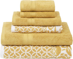 Collection of EchoJacquard Cotton Towel in a gallery layout
