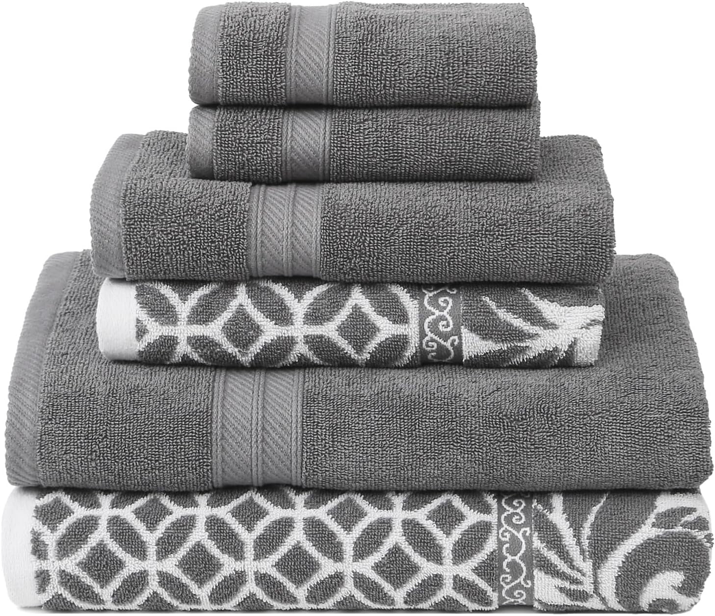 Collection of EchoJacquard Cotton Towel in a gallery layout