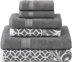 Collection of EchoJacquard Cotton Towel in a gallery layout