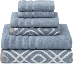 Collection of Oxford Stripe Towel Set in a gallery layout