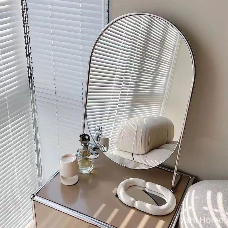 Collection of Elegant Oval Mirror in a gallery layout