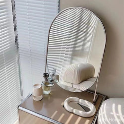 Collection of Elegant Oval Mirror in a gallery layout
