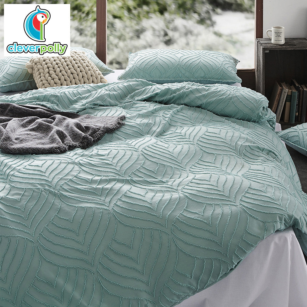 Collection of  Sage Quilt Cover Set in a gallery layout