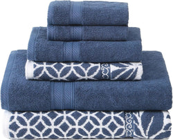 Collection of EchoJacquard Cotton Towel in a gallery layout