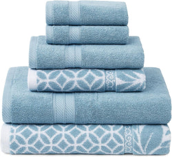 Collection of EchoJacquard Cotton Towel in a gallery layout